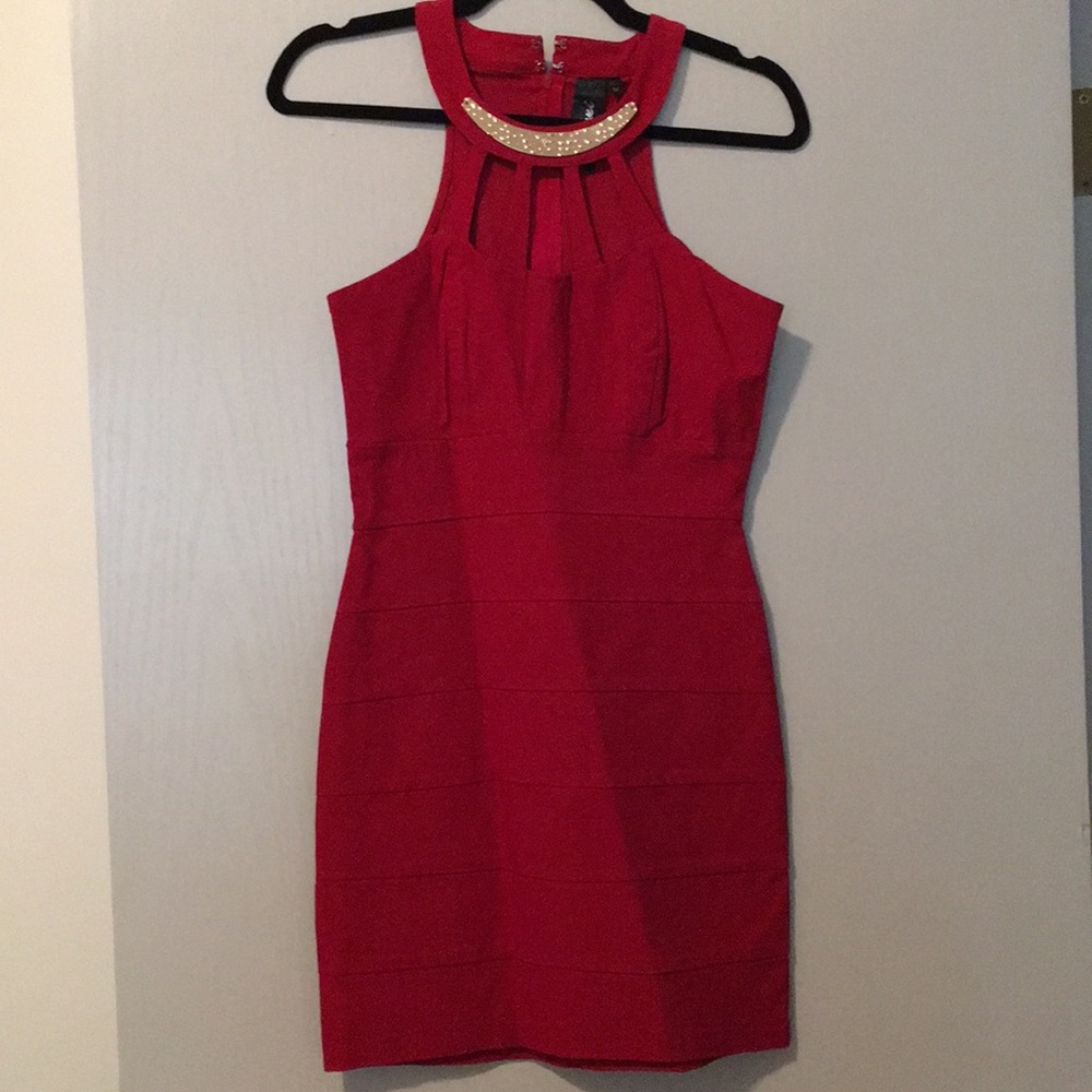 Red Mini Cocktail Dress